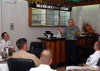 Book Captain Gerald Coffee for your next corporate event, function, or private party.