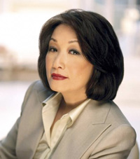 Book Connie Chung for your next corporate event, function, or private party.