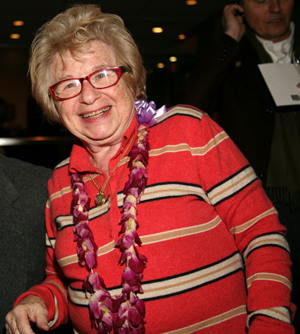 Book Dr. Ruth Westheimer for your next corporate event, function, or private party.