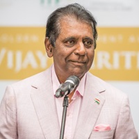 Book Vijay Amritraj for your next corporate event, function, or private party.