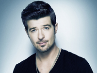 Book Robin Thicke for your next corporate event, function, or private party.