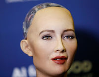 Book Sophia the Robot for your next corporate event, function, or private party.