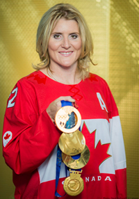 Book Hayley Wickenheiser for your next corporate event, function, or private party.