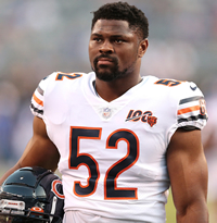 Book Khalil Mack for your next corporate event, function, or private party.