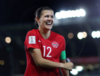 Book Christine Sinclair for your next corporate event, function, or private party.