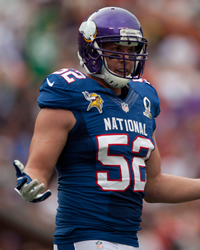 Book Chad Greenway for your next corporate event, function, or private party.