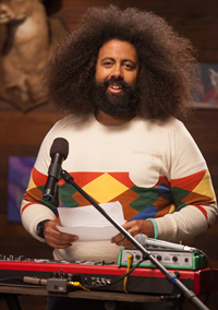 Book Reggie Watts for your next corporate event, function, or private party.