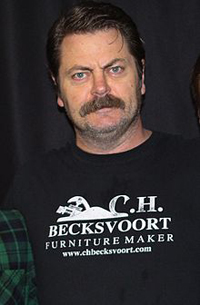 Book Nick Offerman for your next corporate event, function, or private party.