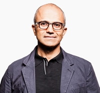 Book Satya Nadella for your next corporate event, function, or private party.