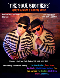 Book The Soul Brothers- Blues Brothers Tribute for your next corporate event, function, or private party.