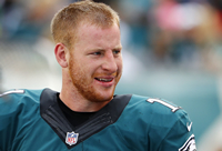 Book Carson Wentz for your next corporate event, function, or private party.